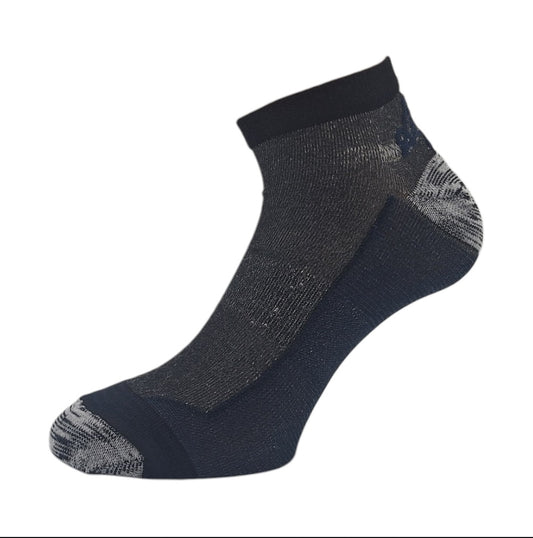 Sneaker traspirante in cotone sulla pelle, confezione da 3