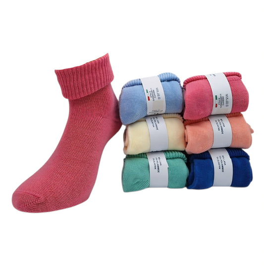 Damen Kuschelsocken Quarter-Kniestrümpfe