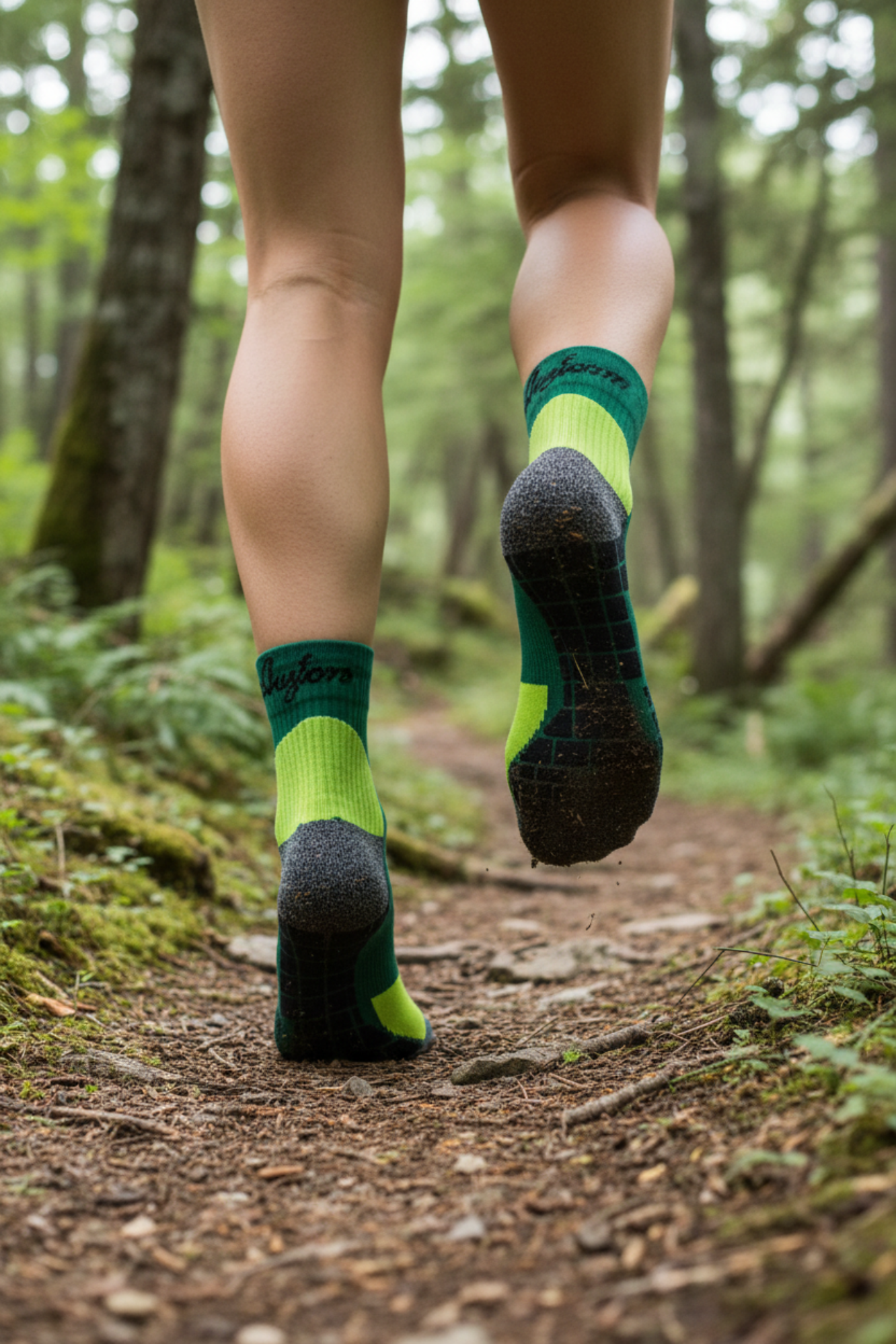 Technische Runningsocken Lifestyle Waldpfad